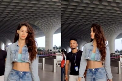 Sexy! Disha Patani Flaunts Hot Abs In Racy Crop Top And Denim Shorts, Video Goes Viral; Watch