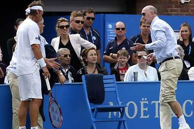 Nalbandian's anger leaves line judge bloodied