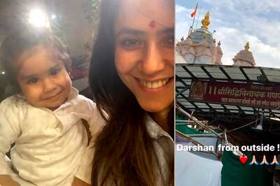 Ekta Kapoor Pays Visit to Sidhhivinayak Temple with Son Ravie, Offers Prayers from Outside
