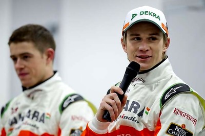 F1 testing: Force India's Hulkenberg fastest