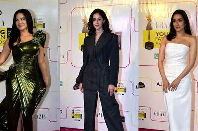 Sexy Photos | Ananya Slays in Oversized Pantsuit; Shraddha Kapoor Slips into Strapless Outfit for Fashion Event