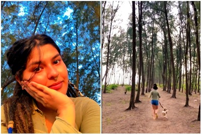 After Bikini Video, Taarak Mehta Ka Ooltah Chashmah's Nidhi Bhanushali Goes Running with Her Dog