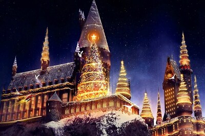 Wizarding World of Harry Potter Gets Its First Christmas Make-over