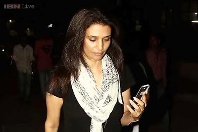 Rhea Pillai snapped outside police station after filing a complaint against partner Leander Peas