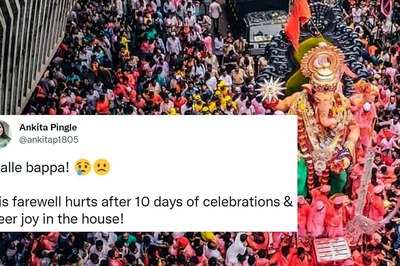 Ganpati Visarjan 2022: Devotees Share Photos, Videos Bidding Tearful Goodbye to Bappa