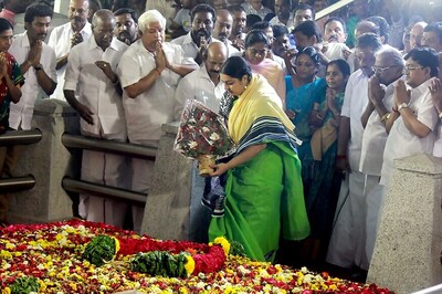 At Amma Memorial, Jaya's Niece Launches Political Career With OPS