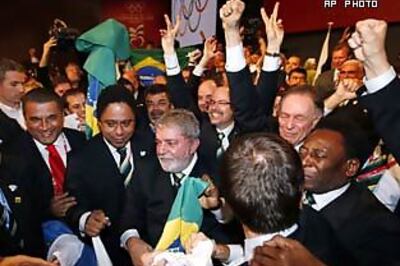 Rio wins the right to host 2016 Olympic Games