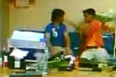 Greek cop beats detainees for 'fun'