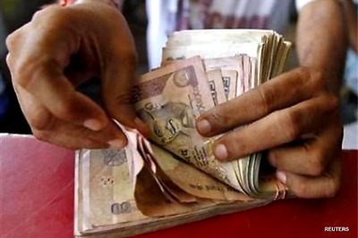 Rupee up against dollar in early trade