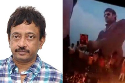 RGV Shares Video Of Prabhas Fans 'Burning A Theatre' On His Birthday, Says 'It’s the Madness...'