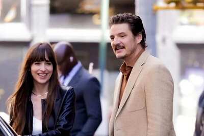 Dakota Johnson, Pedro Pascal Share A Sweet Kiss On Sets Of Materialists