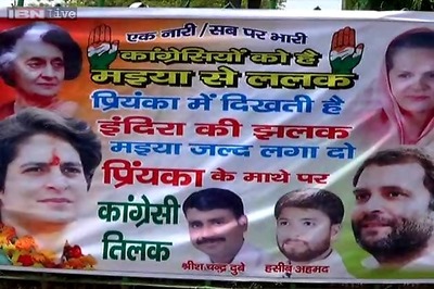 Posters in Allahabad urge Sonia to give party charge to Priyanka