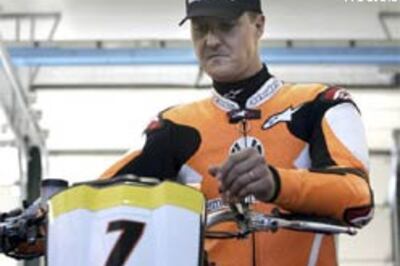 Schumacher fourth in debut motorbike race
