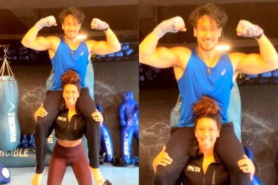 Tiger Shroff's Sister Krishna Lifts Him on Her Shoulders As He Flexes Muscles in This Viral Video