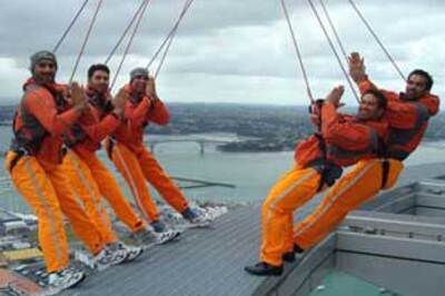 Photos: Sachin, Yuvraj and Co skywalk in New Zealand