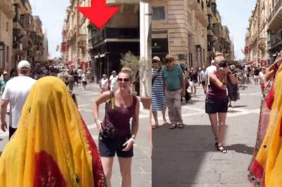 Watch: Indian Woman, In Lehenga Choli, Roams Foreign Streets
