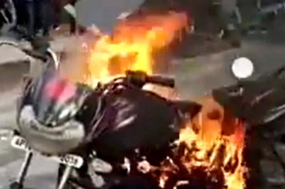 Watch: Hyderabad Man Burns Bike After Fined by Traffic Police for Riding Dangerously