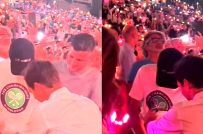 Watch: Roger Federer Signs Fan’s Wimbledon T-Shirt At Coldplay Concert