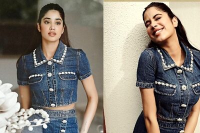 Janhvi Kapoor Elevates Denim Fashion in Super HOT Outfit Worth Rs 55,911 for Bawaal Promotion