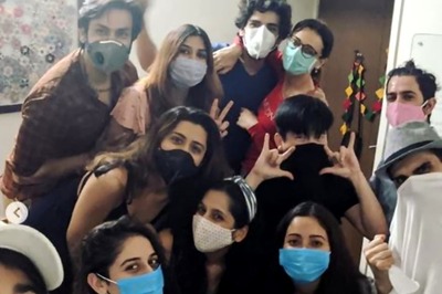 Karan Wahi, Sanaya Irani Attend Gautam Hegde's Birthday Celebration Wearing Masks