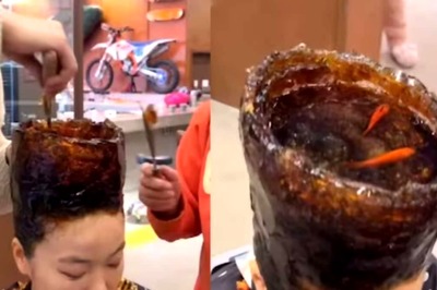 Watch: Hairstylist Makes Pot-like Structure Using Gel On Woman's Head And Puts Goldfish In It