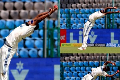 Mohammed Siraj Takes Brilliant One-Handed Catch To Dismiss Shakib Al Hasan In 2nd Test - WATCH