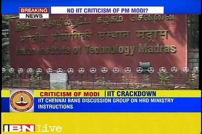 IIT Madras bans a students group for allegedly criticising Narendra Modi