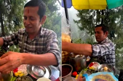 Watch: Man Sells Golgappa On The Edge Of A Mountain