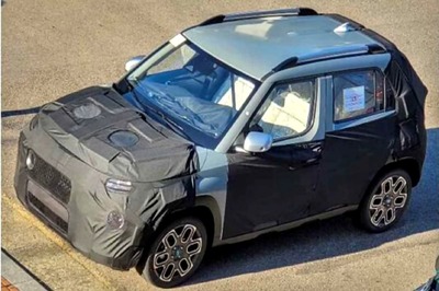 Upcoming Hyundai Micro SUV AX1 (Codename) Prototype Spied Testing For the First Time