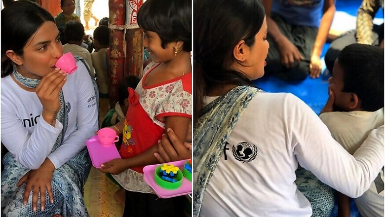 In Pics: Priyanka Visits Rohingya Refugee Camps, Urges Fans to Support Kids Whose Future is Bleak