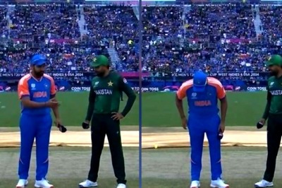 IND vs PAK, T20WC 2024: Rohit Sharma Has a Brainfade Moment, Forgets Coin at the Toss - WATCH