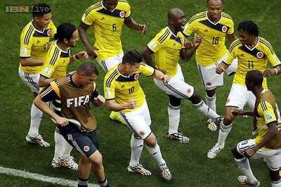 World Cup 2014: An unfamiliar face of Colombia beams at Brazil