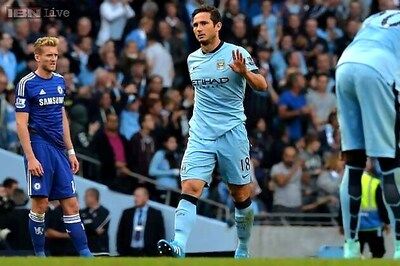 Lampard equaliser earns Manchester City 1-1 draw against Chelsea