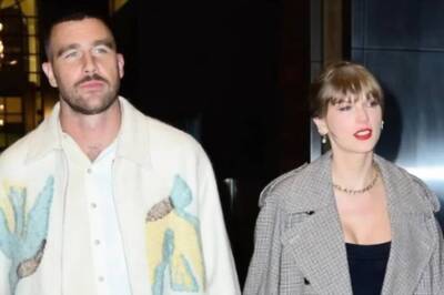 Watch: Taylor Swift And Travis Kelce Seal The New Year Celebrations With A Kiss