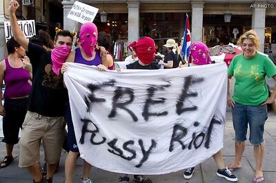 Pussy Riot verdict draws criticism around globe