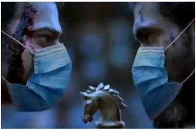 SS Rajamouli Shares Baahubali Scene Featuring Prabhas and Rana Daggubati with Masks On