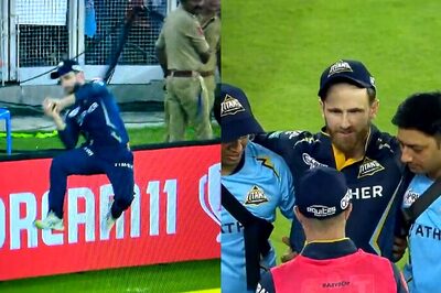 IPL 2023: Kane Williamson Injures Knee Trying to Take Ruturaj Gaikwad's Catch - Watch