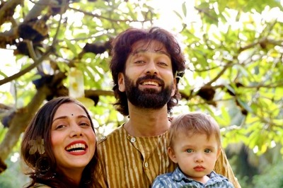 In Pics: Nakuul Mehta's Adorable Moments with Son Sufi and wife Jankee