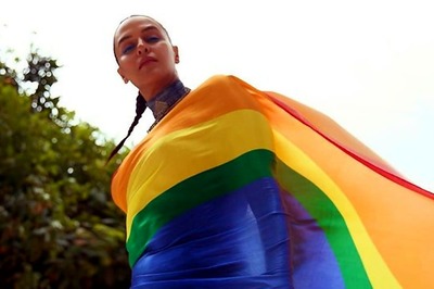 Neha Dhupia Puts on a Gorgeous Rainbow Saree as a Lovely Bow to the Pride Month