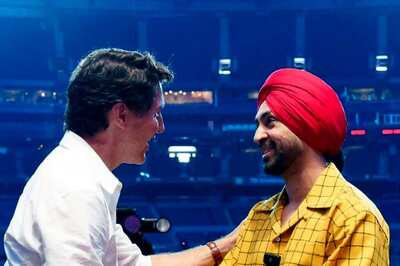 Watch: Diljit Dosanjh Gets A Surprise Visit By PM Justin Trudeau Ahead Of His Canada Concert