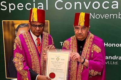 Tata Group Chairperson Natarajan Chandrasekaran Receives Honorary DSc from AMU