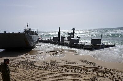 US Forces Rebuild Storm-Damaged Gaza Aid Pier