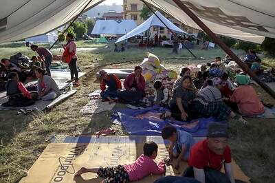 Survivors battle for helicopters near Nepal village that vanished