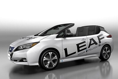 Nissan Leaf All-Electric Cabriolet Unveiled