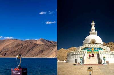 Jay Shah Shares Snaps as ICC Cricket World Cup 2023 Trophy Reaches Picturesque Pangong Lake in Leh