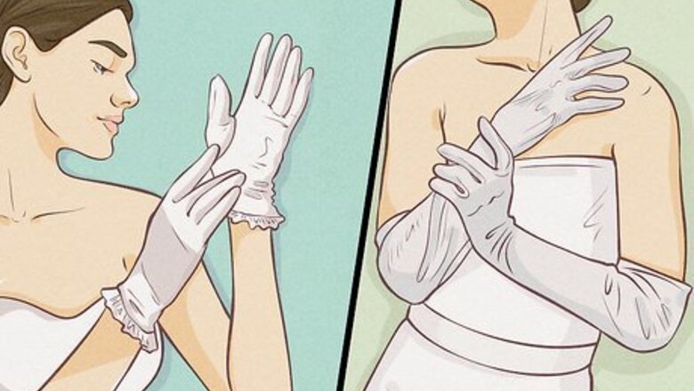 How to Wear Wedding Gloves