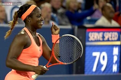 Stephens makes giant kill in Cincinnati, ousts Sharapova