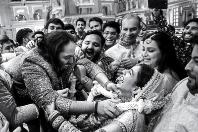 Anant Ambani, Radhika Merchant Sport Their Biggest Smiles During Varmala, Wedding Photographer Drops Pic