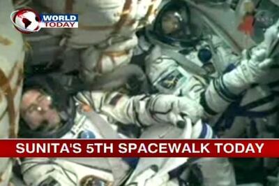 Sunita Williams undertakes her 5th spacewalk