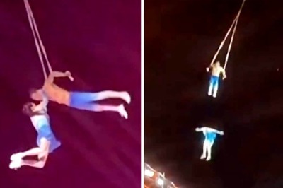 Chinese Acrobat Dies After Falling to Death During Mid-air Performance with Husband | WATCH